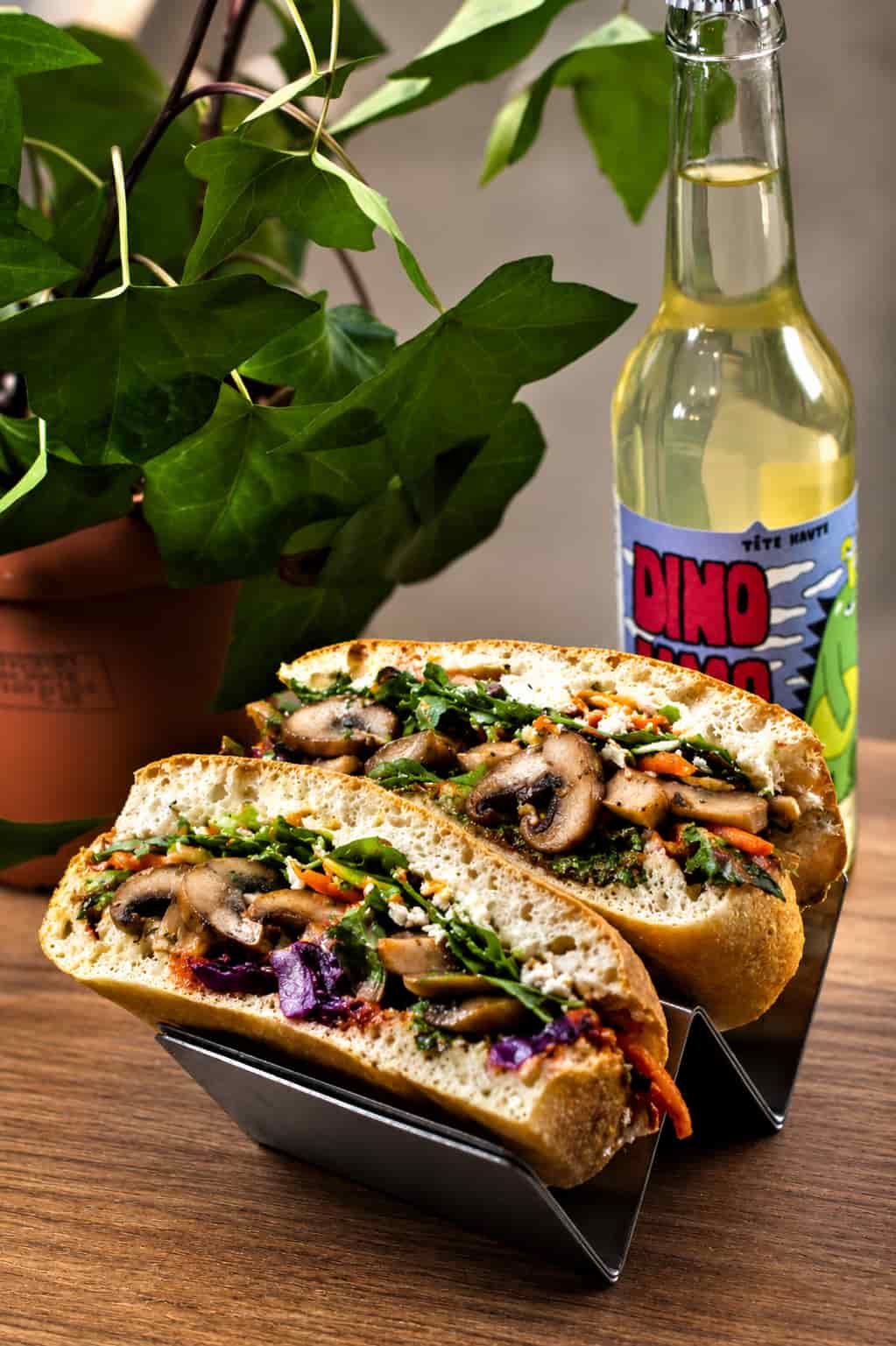Ciabatta végétarienne